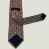 Cravata Mătase Maro Print