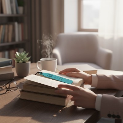 Semn de carte din piele personalizat