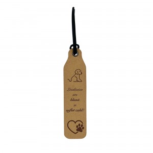Semn de carte din piele personalizat Semn de carte din piele personalizat